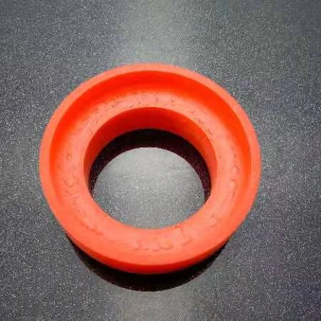 Silicone sponge rubber for toilet tank to bowl toilet wax free gasket