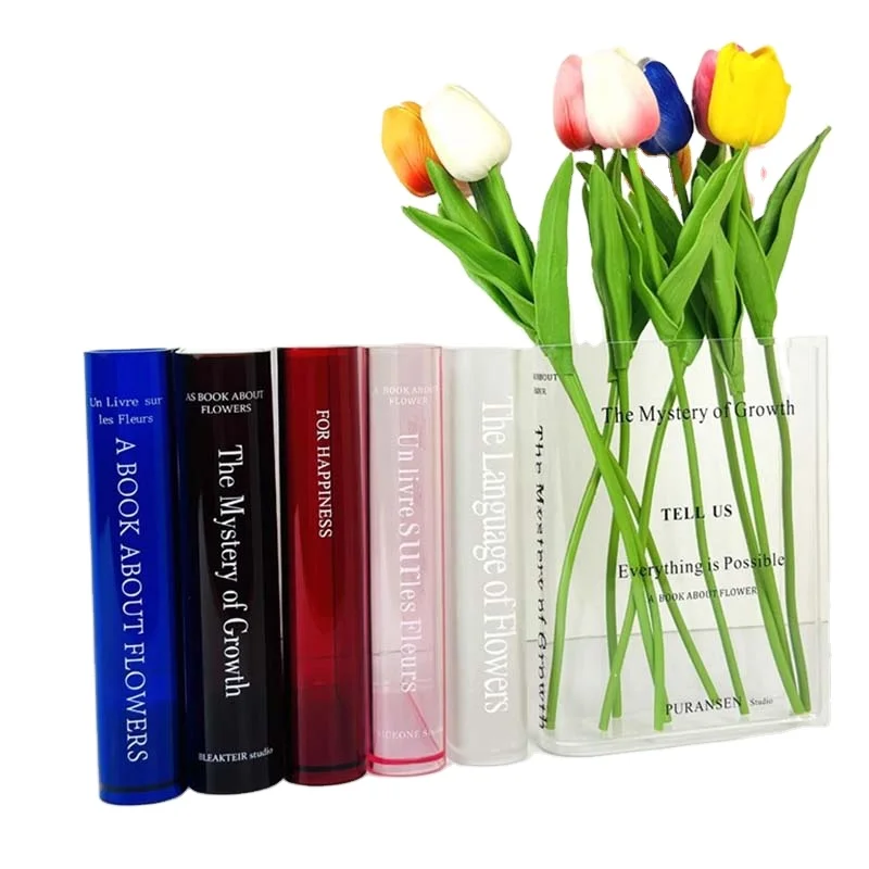 Instagram book акриловая ваза декоративная Настольный орнамент для гостиной PMMA