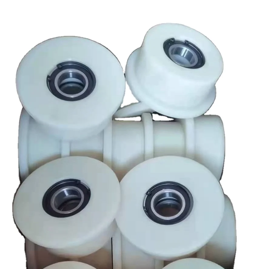 China made nylon and pom truckle wheel supply customized producing kinds of wheel rollers for different transportation machine