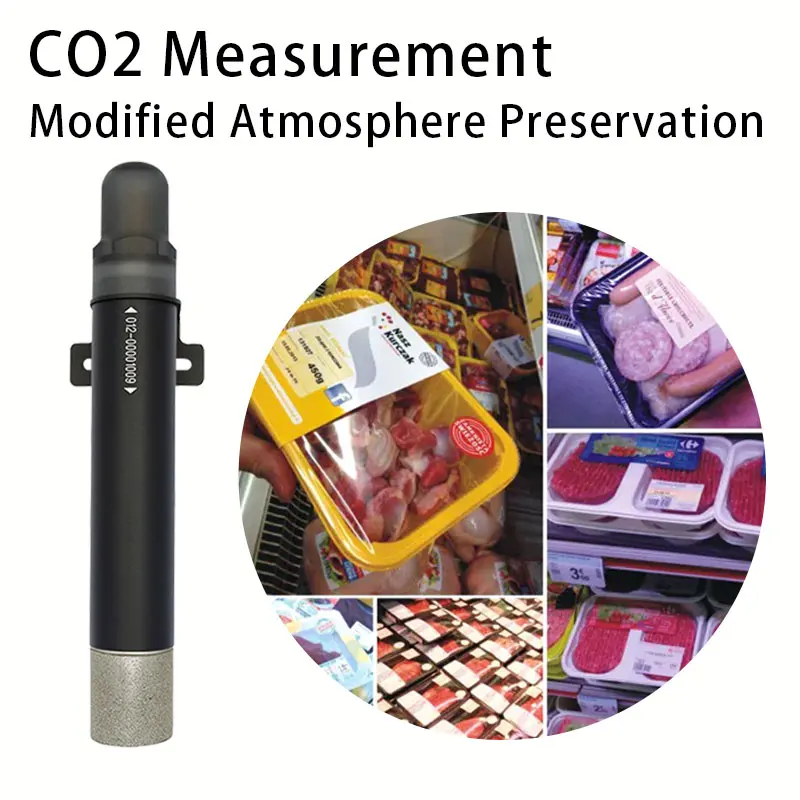 Battery Powered Wireless Carbon Dioxide Detector Lora CO2 Sensor for Modified Atmosphere Packaging
