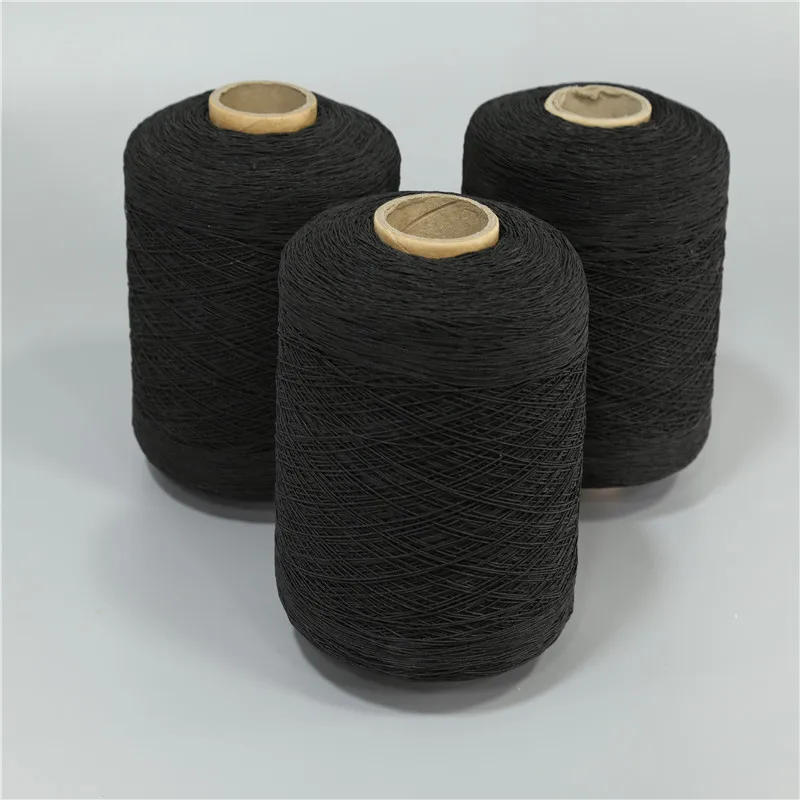 28#32#40#42#48#52#63#80#90#100# Polyester Spandex Latex Rubber Thread Covered Elastic Material Yarn For Sofa Belt