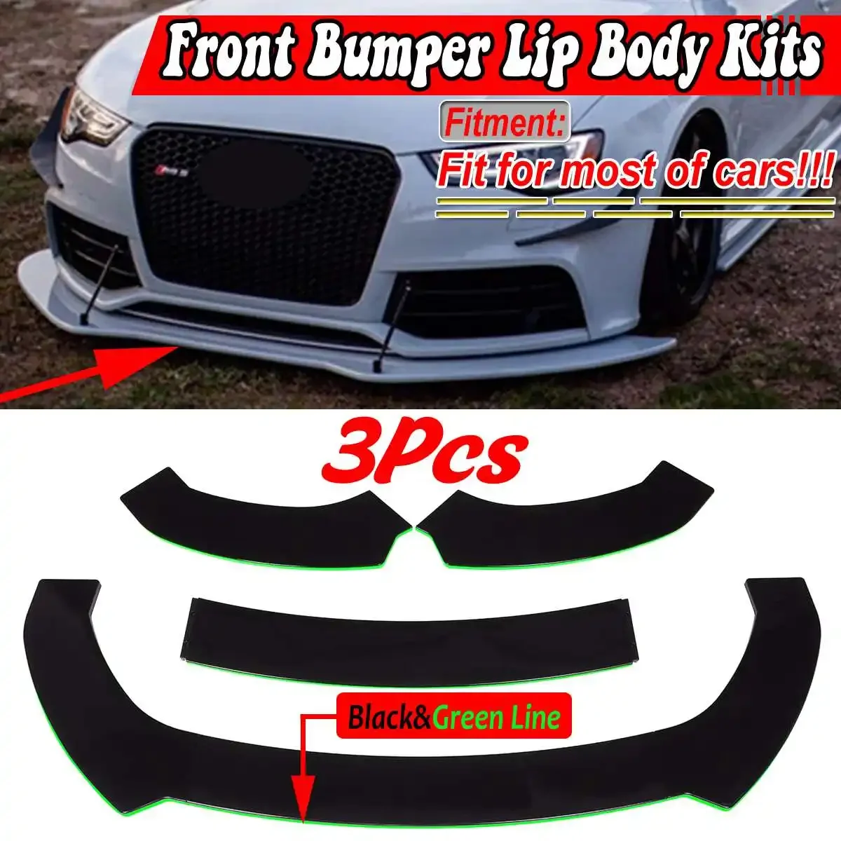 3 шт. передний бампер для автомобиля