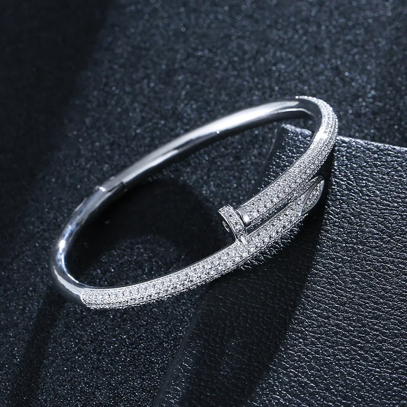 
Factory Women Luxury Jewelry Classic Design Cubic Zircon Diamond Tennis Bracelet 