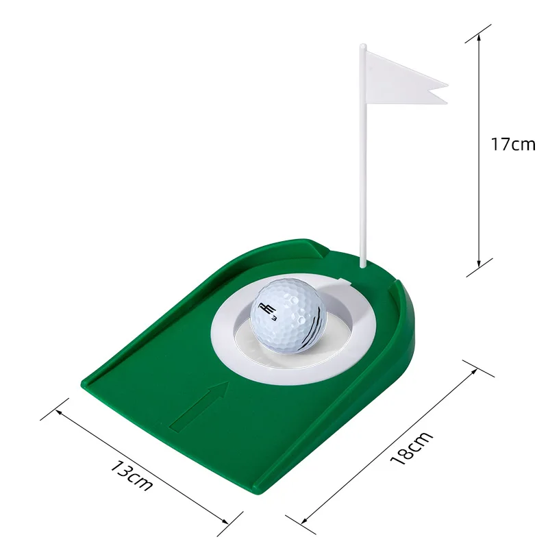 Factory Golf Putting Cup With Flag Golf Hole Cup Trainer Accessories Indoor/Outdoor Putter Practice Aids Golf Putter Trainer