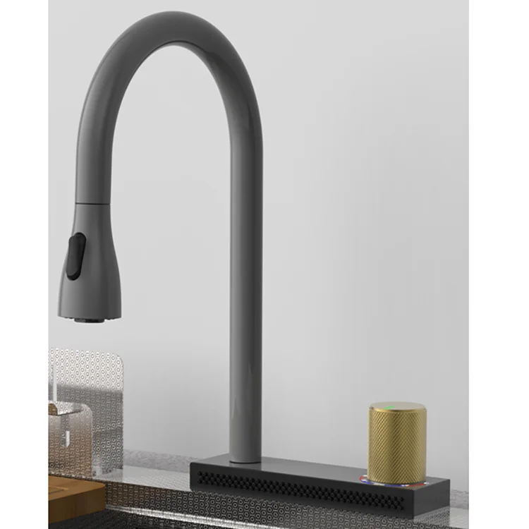factory smart faucet touchless automatic sensor faucet with temperature display faucet sensor led