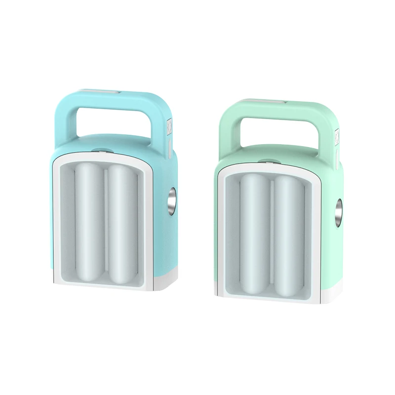 Portable AC Charging Outdoor Camping LED Lanterns Lights with RETRACTABLE HANDLE Rechargeable Camping Lamps