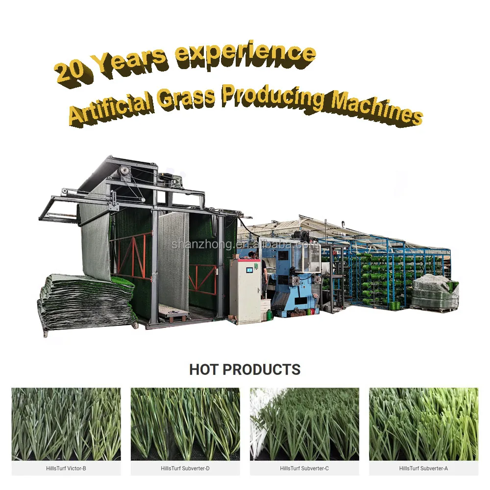 SAHNZHONG Brand Automatic Computerized Plastic Grass Carpet Weaving Tufting Machine