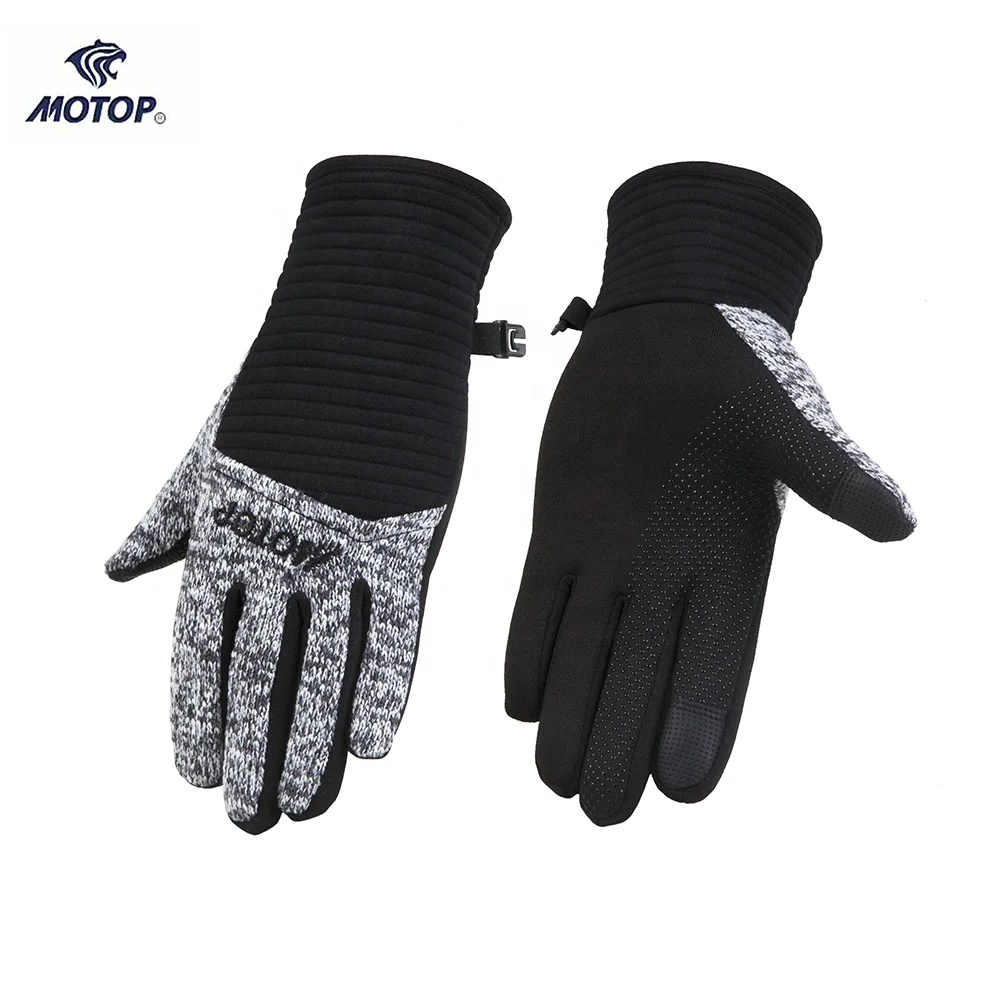 Новинка 2022 трикотажные гоночные байкерские перчатки MOTOP для зимних видов