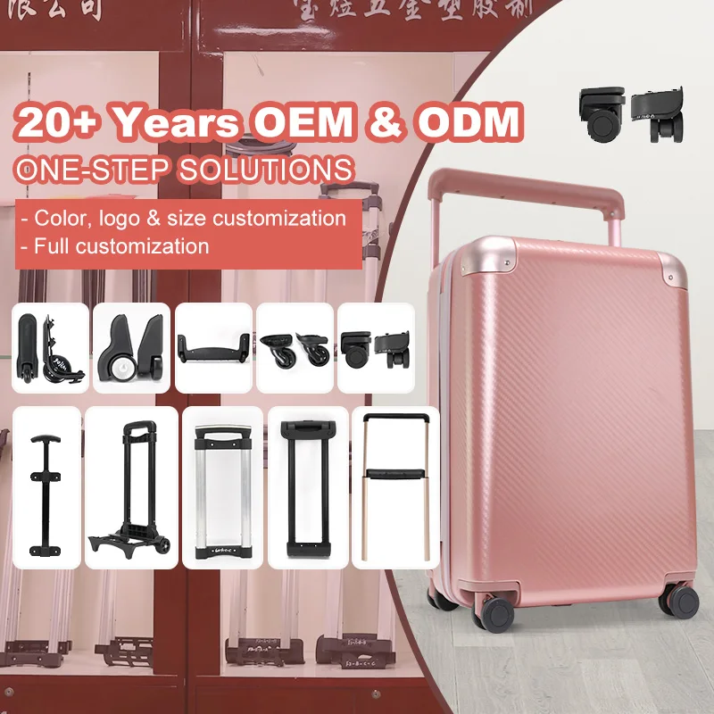 Baoyu Factory Single Handle Trolley Luggage Trolley Handle Spare Parts Handle For Suitcase