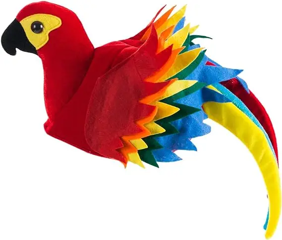 Parrot Hats  Novelty  Animal Hat  Bird Costume Hat for Thanksgiving Costume  Accessories