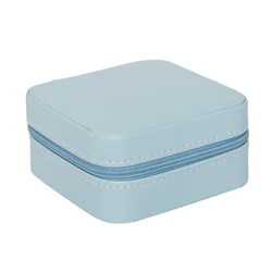 portable jewelry case hot sale Travel leather storage necklace Packaging Boxes display Jewelry organizers in stock
