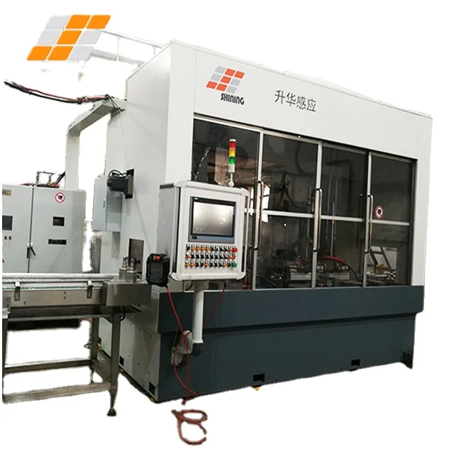 Numerical control system TJ automatic quenching  line for rotary bearing raceway induction heating  hardening machine