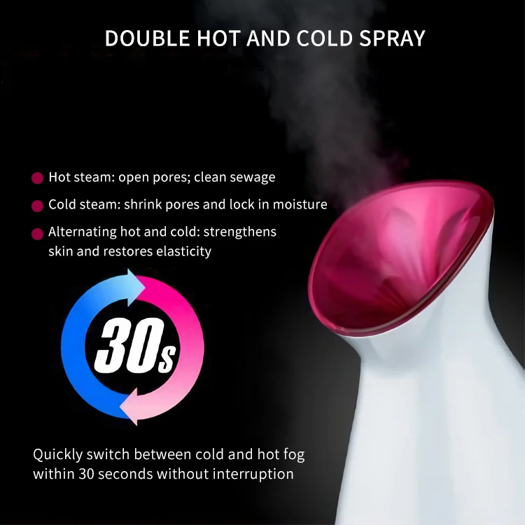 Professional vapozone facial steamer inoic Sprayers Vaporizer electrical atomizer Facial Spa 2021 nano facial steamer