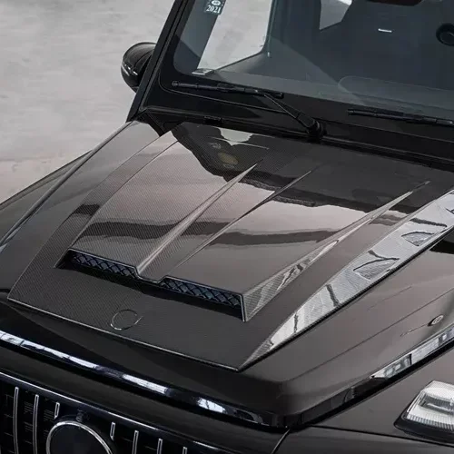 B Style Car Hood Carbon Fiber Hood For Mercedes Benz G63 G500 G65  Hood