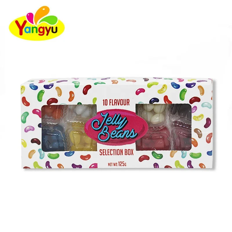Подарочная коробка для фруктовых конфет, 10 ароматов, Желейная фасоль