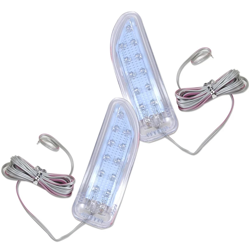 Новый автомобиль 2x янтарные SMD 13LED 12V боковые зеркала заднего вида указатели