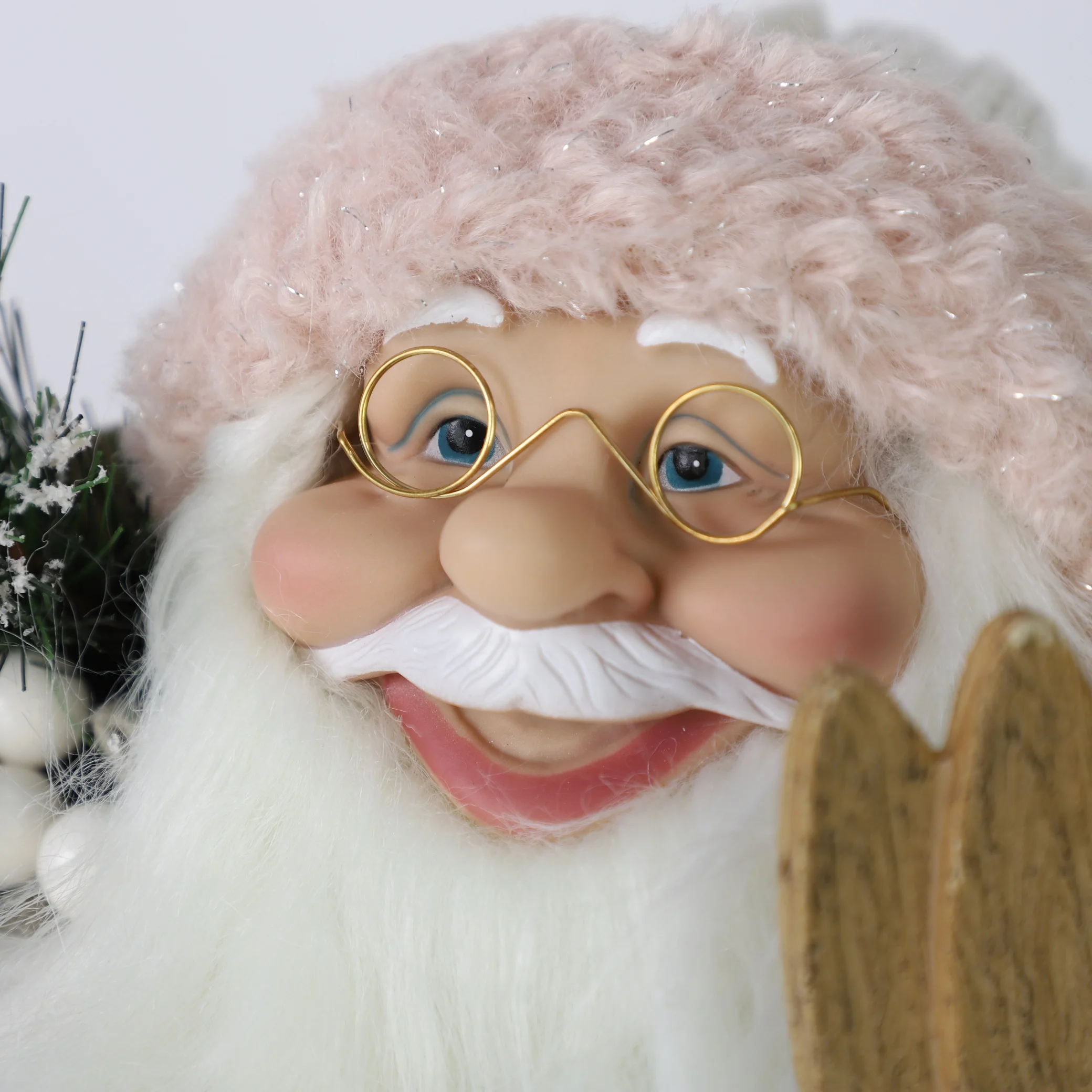 High Quality Best Selling Custom Cheap Factory Price Pink Christmas Santa Claus For Decoration