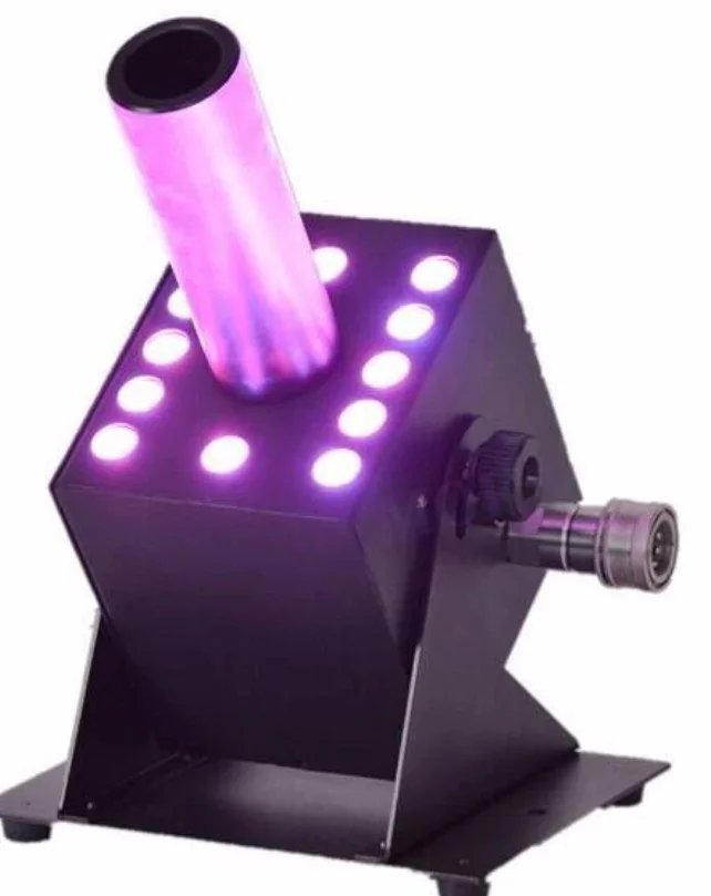 Stage smoke machine 12pcs 3w led co2 dmx smoke machine for dj equipment