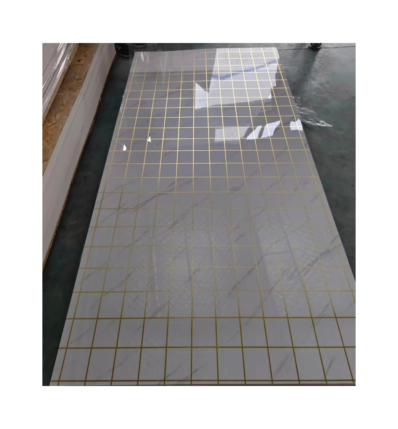 Luxury Interior Decoration Wall Panel PVC Sheet Decor UV Marble Board