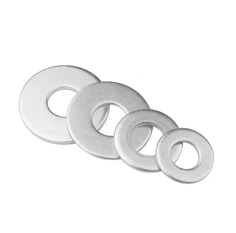 Factory supply stainless steel ss304 ss316 flat washer M2-M24 plain washer
