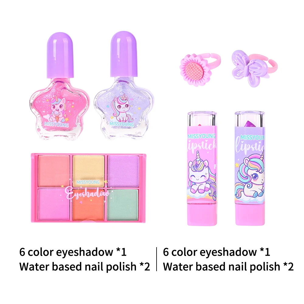 Eco Friendly High Quality Kids Washable Non-toxic Makeup Girl Toys Children Make Up Set