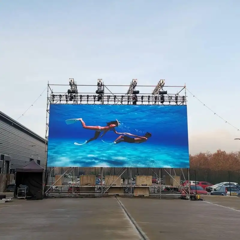 Shenzhen Technology Panel Wall Rgb Big Screen Pantalla Video Outdoor Smd Videotron Led wall For Advertising