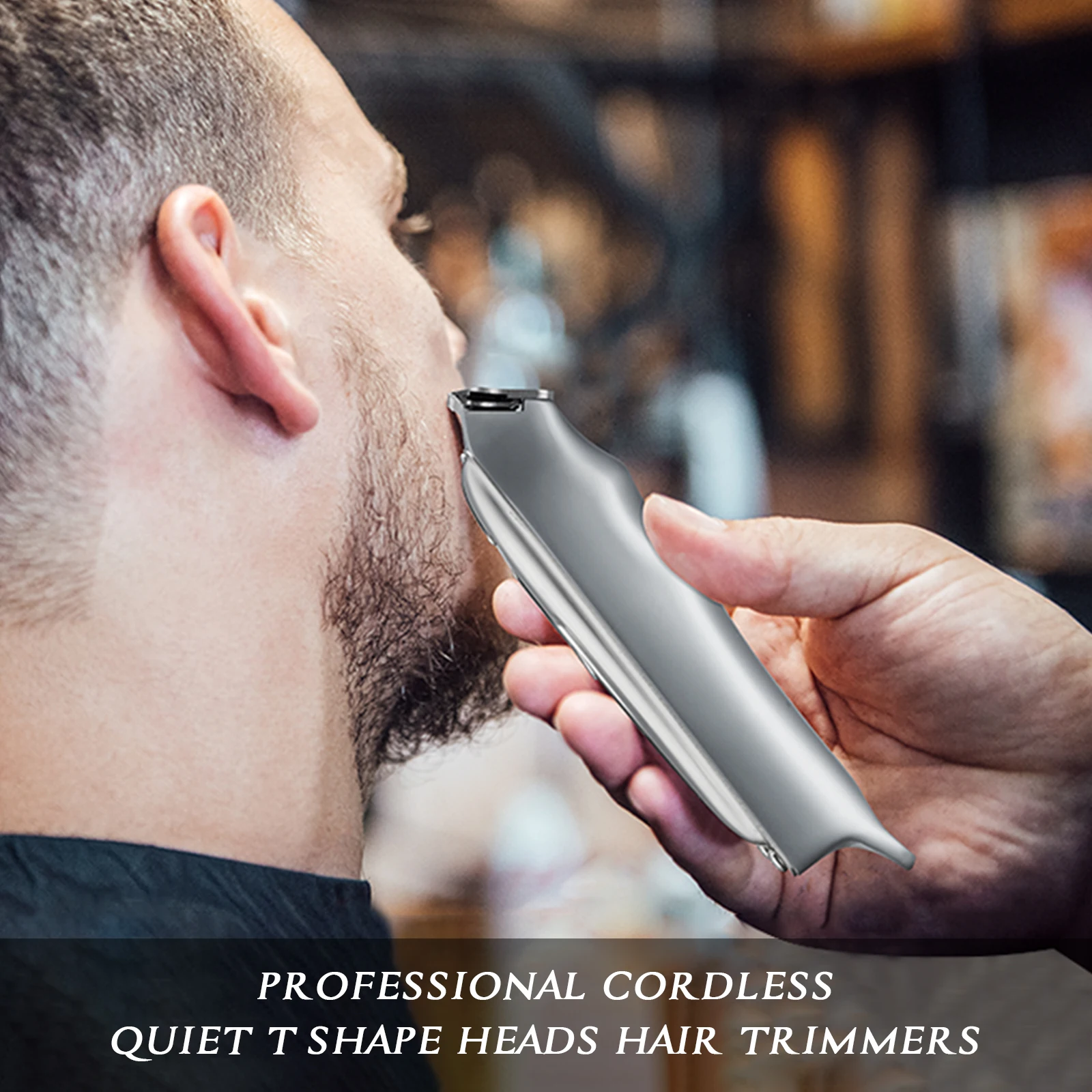 Professional whole metal housing hair cutting machine IPX6 waterproof hair trimmer electric hair clippper