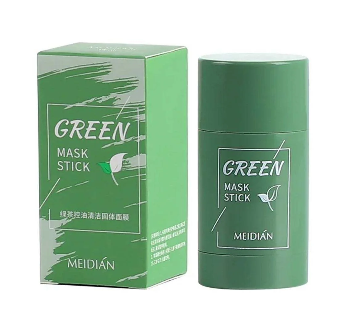 Custom Cosmetic Facial Mask Green Tea Clay Mask Bentonite Skin Care Detox Whitening Meidian Mud Face Mask
