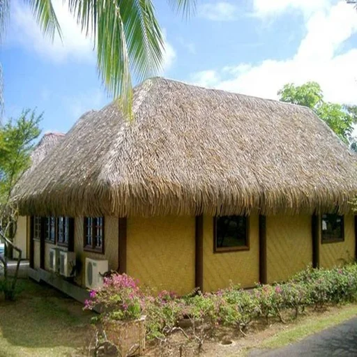 
Practical and durable plastic thatch roof 
