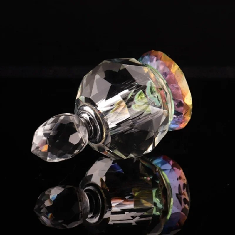 Boming personalised empty oil bottles glass crystal perfume bottles luxurious  with glass dropper