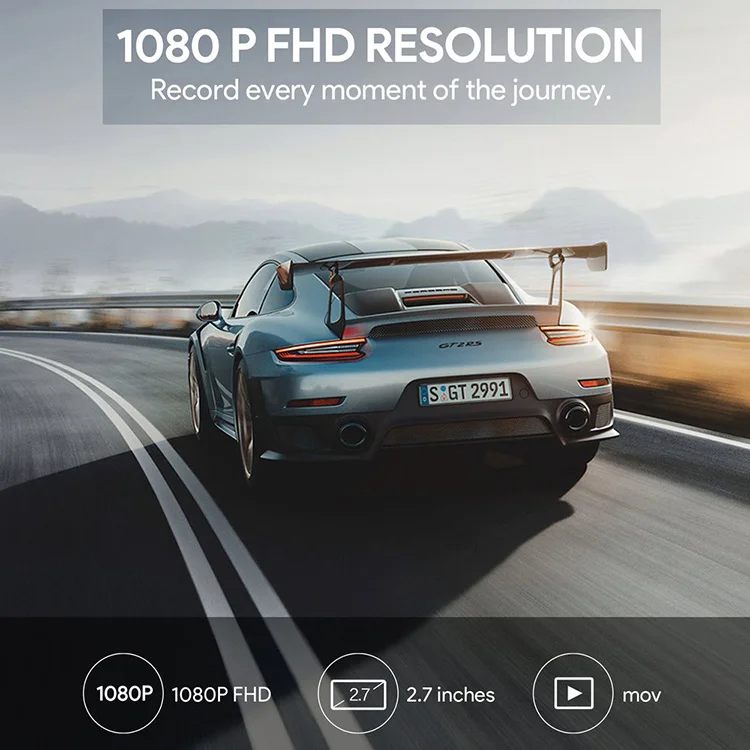 Factory AUKEY New Dar Dvr Dash Cam G Sesnsor Car Black Box Camera Mini Dash Cam Full hd 1080p