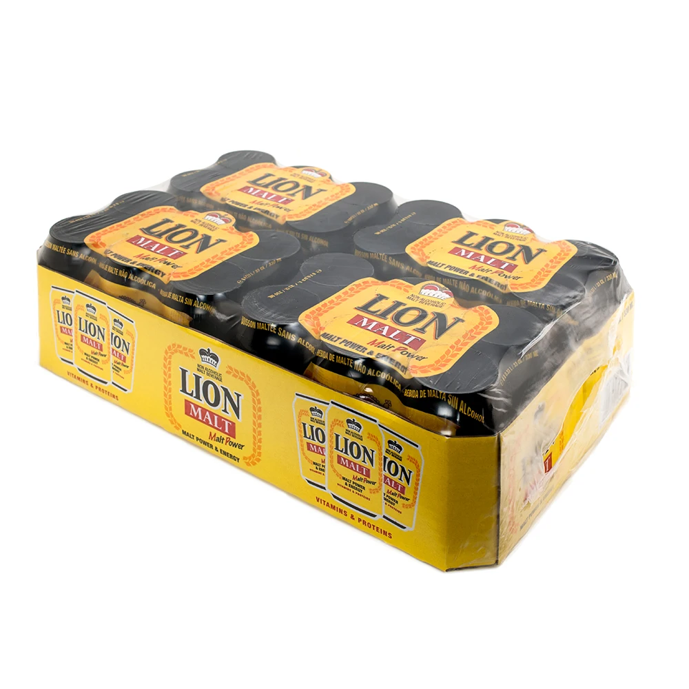Non-Alcoholic Beverage  Canned Lion Malt Beverage Soft Drinking Cheap Price Sweet Taste  Beverage For Wholesale