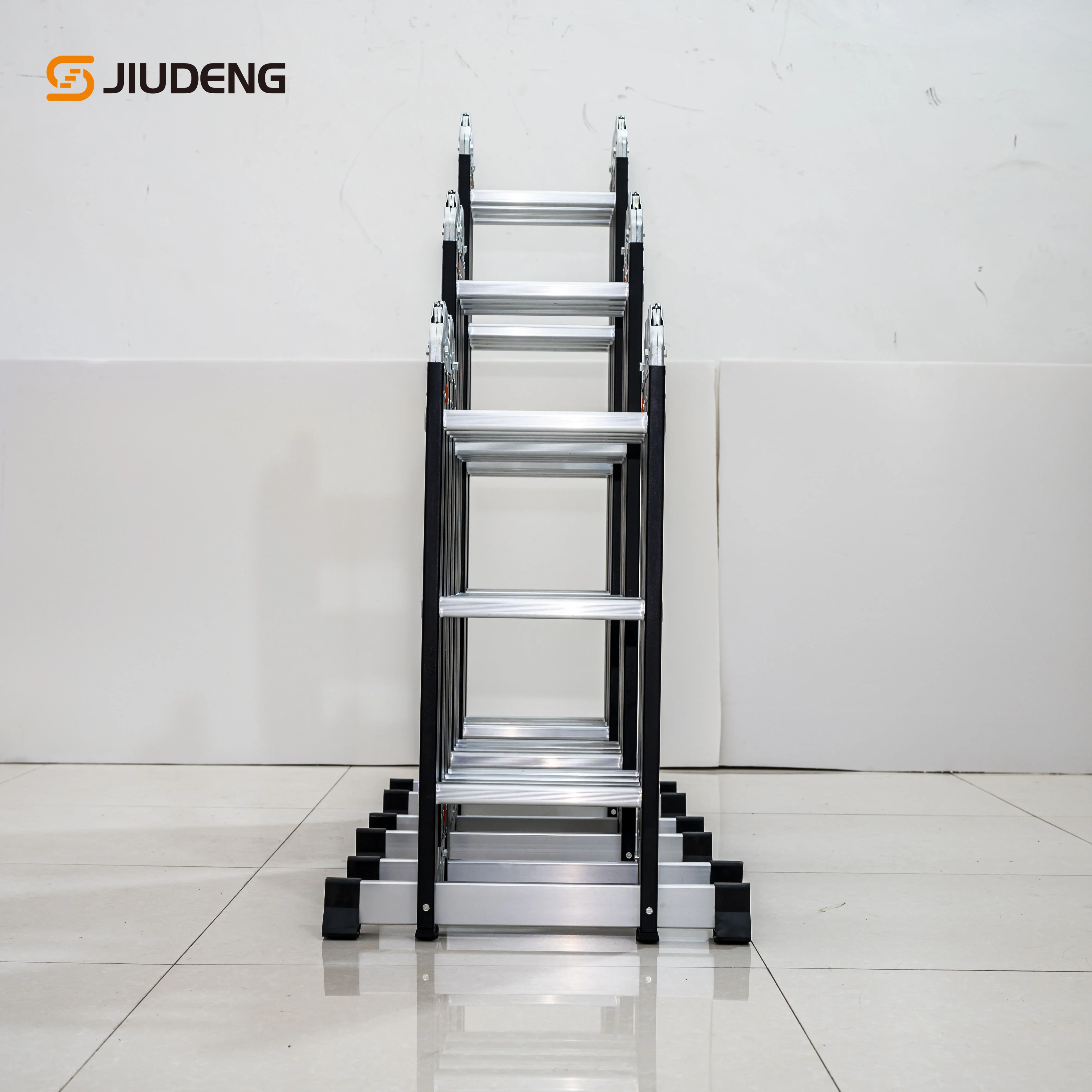 Multi position carbest folding construction warehouse folding stairs ladder
