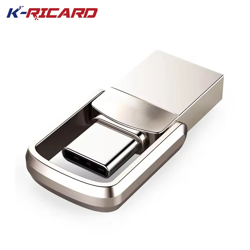 Металлическая Флешка USB Type-c 3 0 16 ГБ 32 64 128