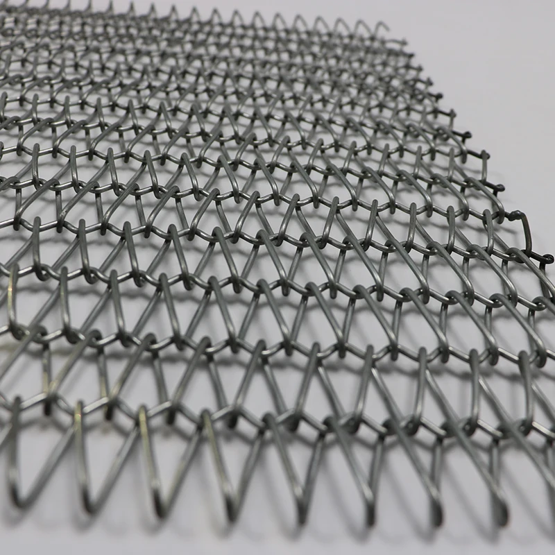 Stainless steel metal mesh fabric clothing stainless steel woven wire mesh screen conveyor belt