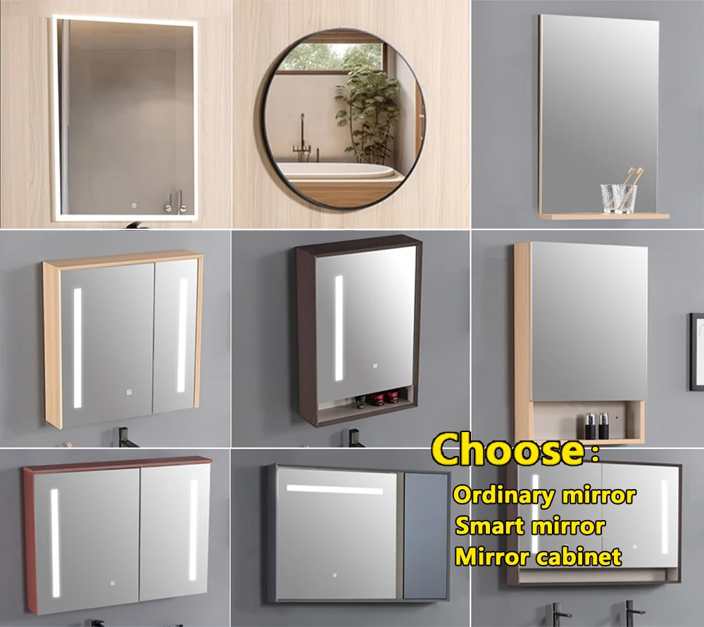 euro style wall hung mounted pvc cabinet vanities set small size bathroom vanity with mirror and basin