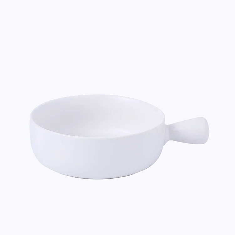 Custom Logo Ester Wheat Straw Cereal Cartoon White Ceramic Bowl Stainless Steel Handle Cooking Kitchen Use Induction Pan Set