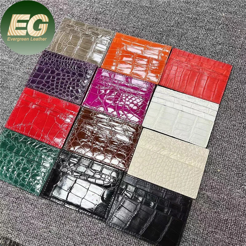 RC45 Genuine Custom Card Wallet Small Luxury Business For Women Men Real Leather Credit Cards Holder