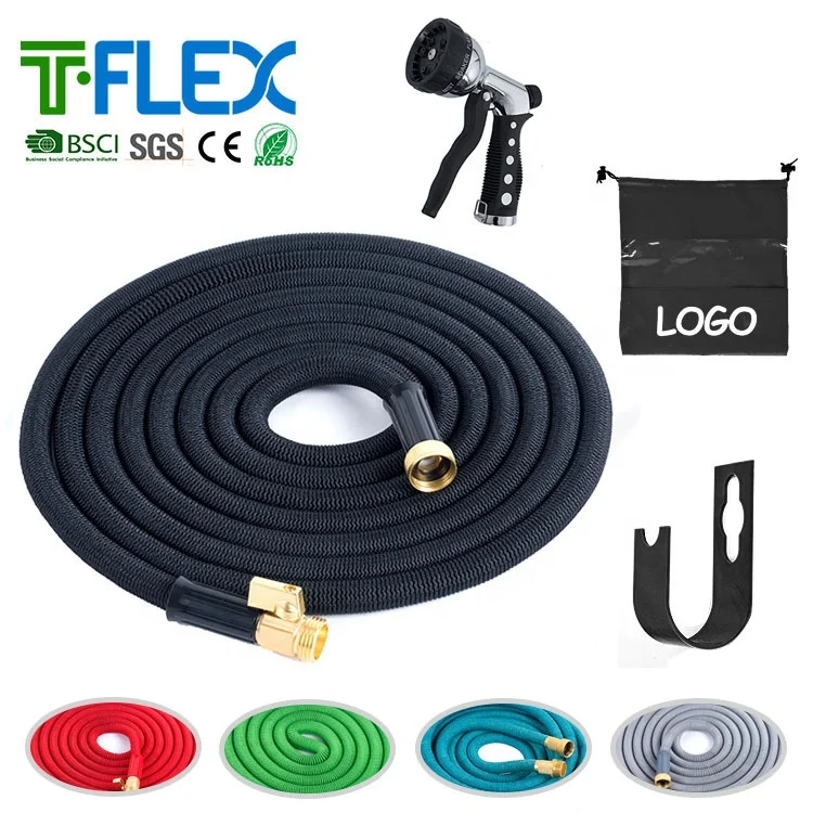 The New Listing Pvc Material High Quality Magic Flexible Garden Hose To Watering With Spray Gun Garden Car Water Pipe