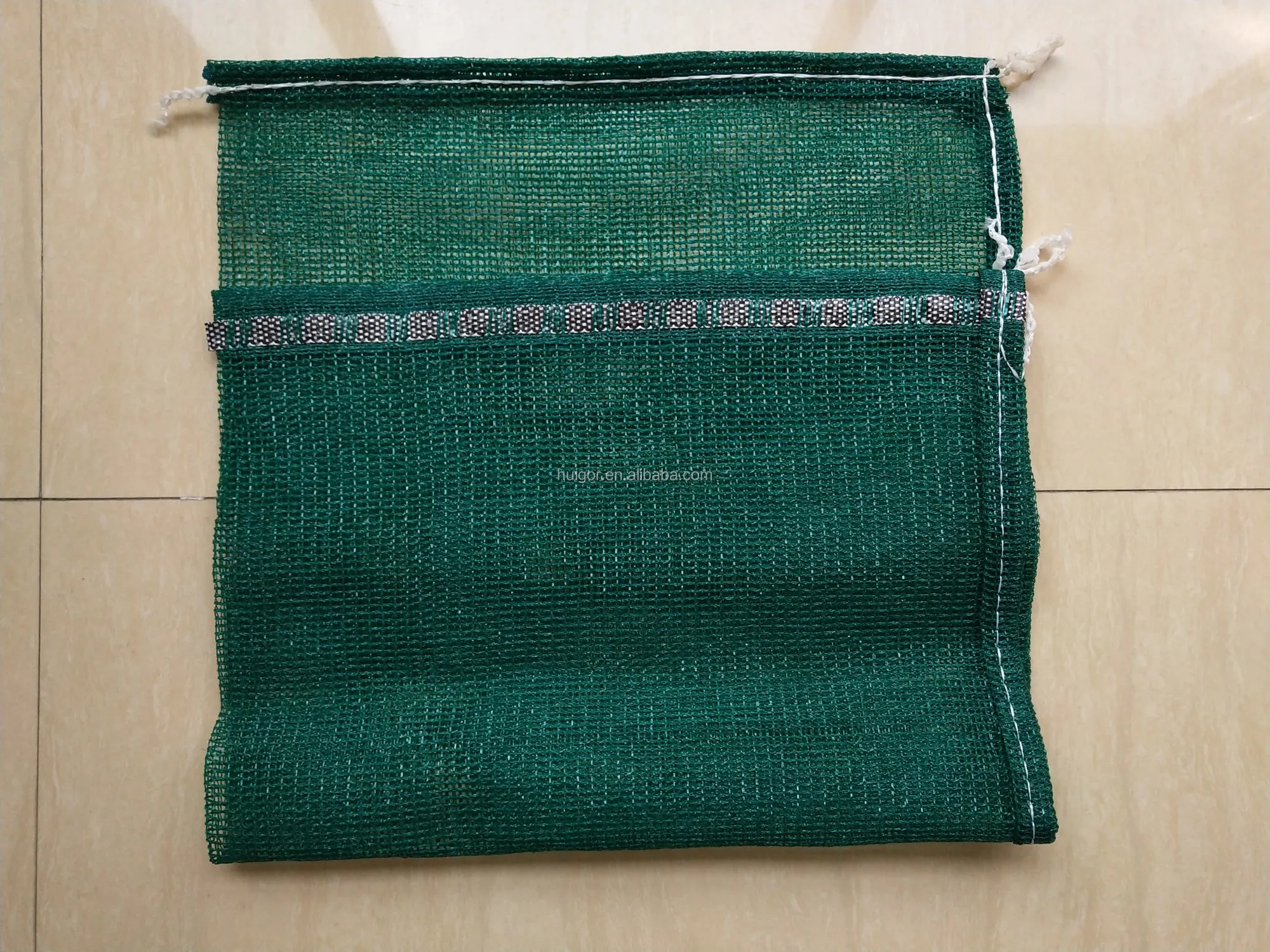 pp net plastic draw string mesh bags for firewood  onion potato Carrot