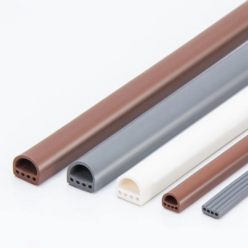 Customization OEM/ODM Security Door Gap Various Types shapes colors TPE SR silicone rubber self-adhesive 3M tape sealing strip