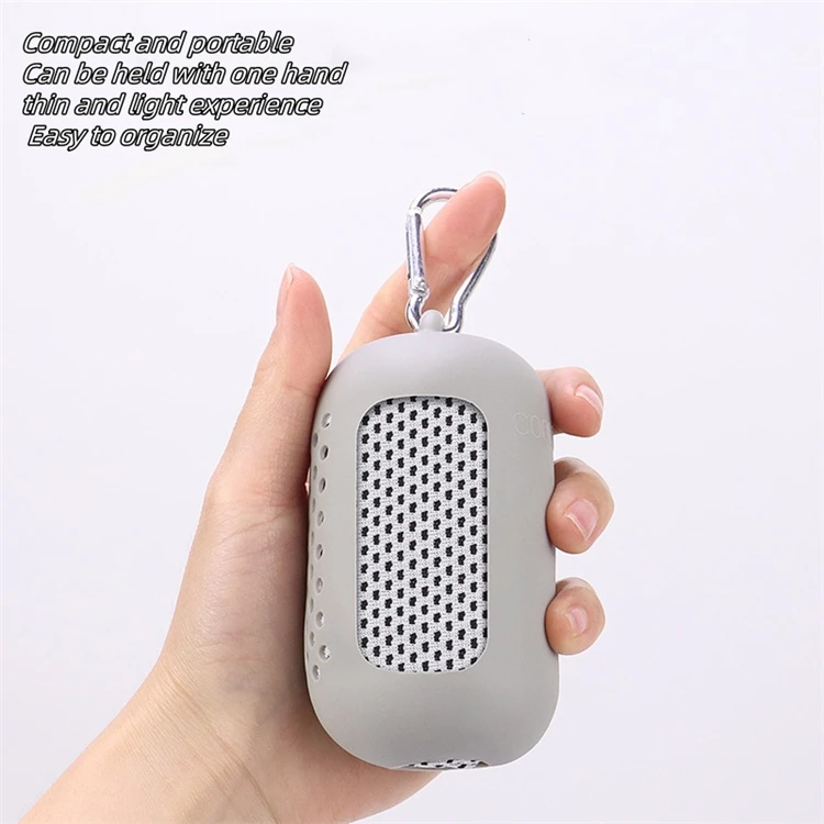 Quick Dry Camp Towel Super Absorbent Cool Towels with Portable Creative Silicone Case for Gym Beach Sport Travel