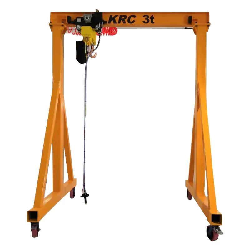 High Quality Vertical Small Suspended Rail Gantry Crane Parts Portable