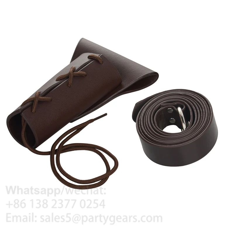 Medieval Accessories Leather Sword Dagger Frog Knight Assassin Warrior Pirate Costume Cosplay Leather Sword Sheath