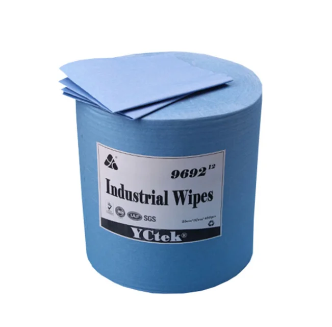 Absorbent industrial blue prep wipes oil absorbent industrial cleaning wet wipes