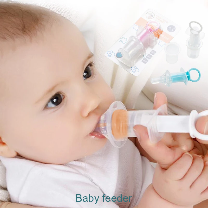 Wholesale Infant Baby Care Product Medicine Feeder BPA Free Baby Pacifier Feeder Silicone Baby Medicine Dropper