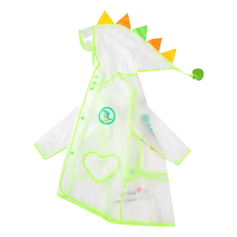 Newest Promotional Dinosaur Pattern Comfortable Waterproof Children Raincoat