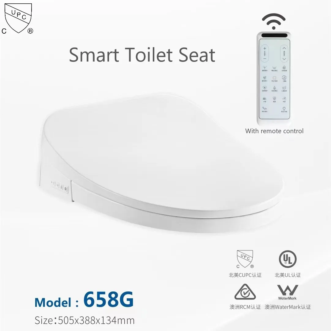 CUPC high end good quality American style instant warm automatic clean smart toilet seat bathroom electric toilet seat cover