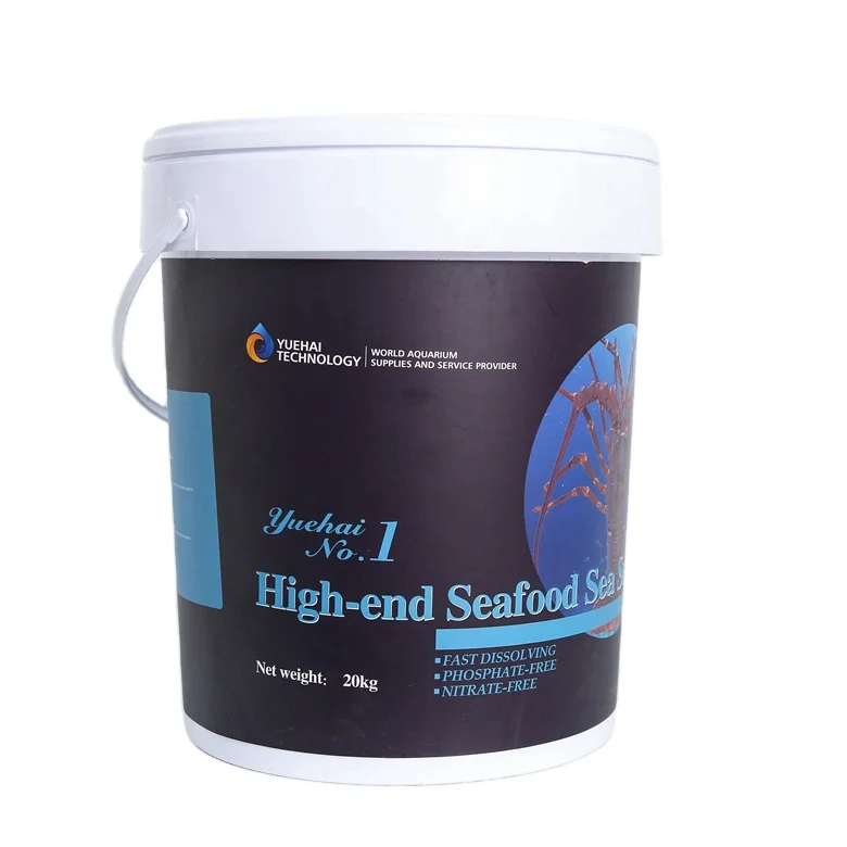 High Quality Good Parameters 20kg Per Barrel Shrimp Lobster Farm Aquaculture tank High End Seafood Sea Salt