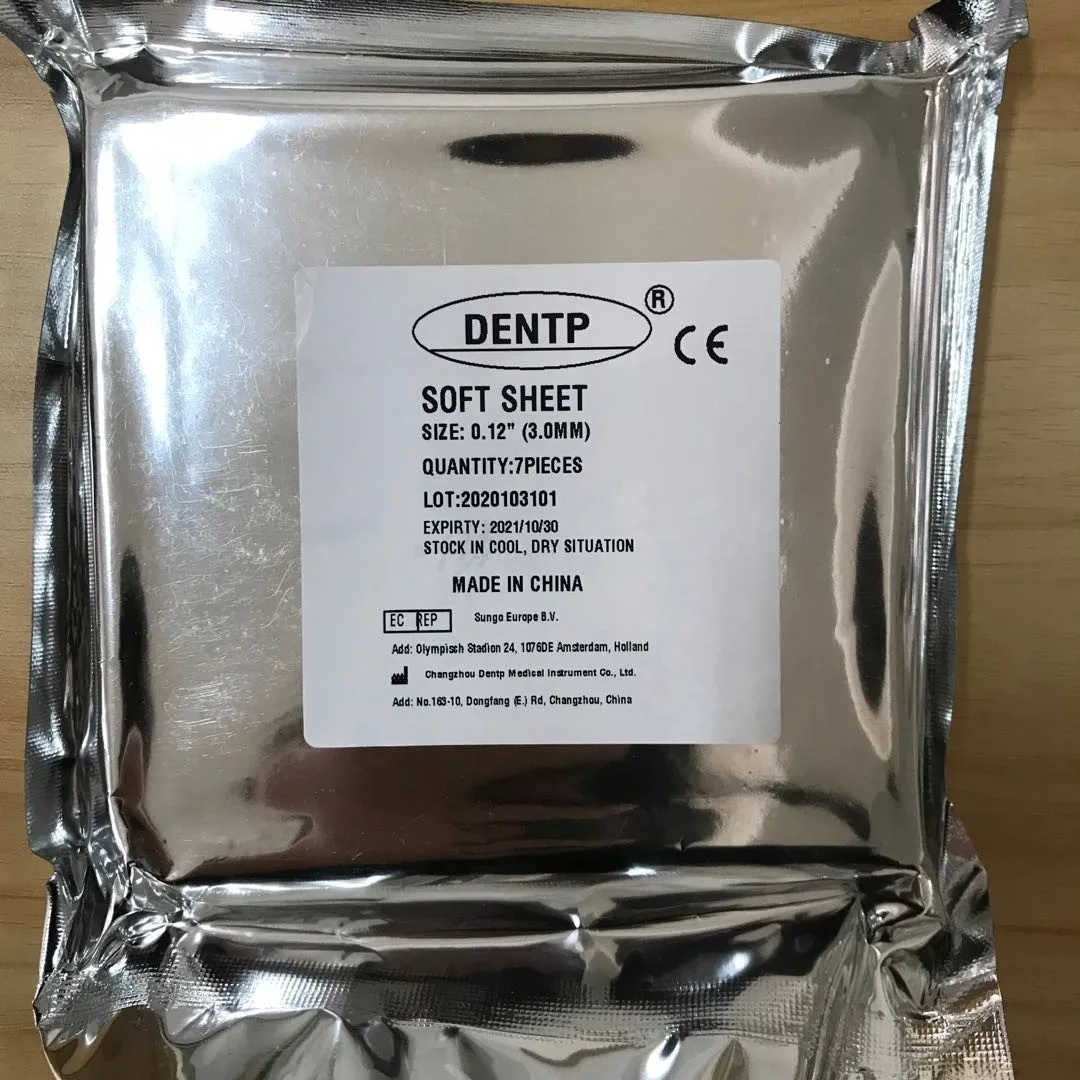 PETG material dental transparent thermoforming resin retainer sheet / orthodontic splint aligner sheet for dental lab use